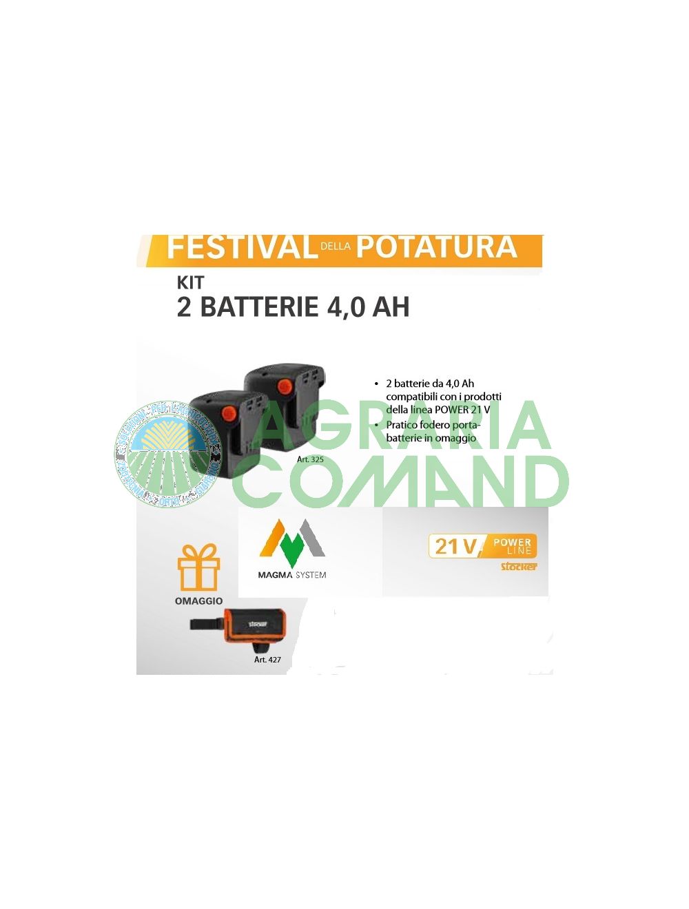 Kit batterie 4 Ah Stocker