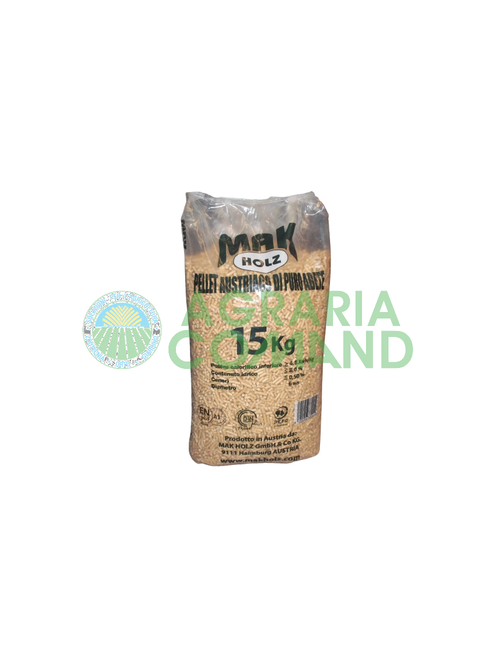 Sacco pellet per stufe Mak Holz Sacco pellet per stufe Mak Holz