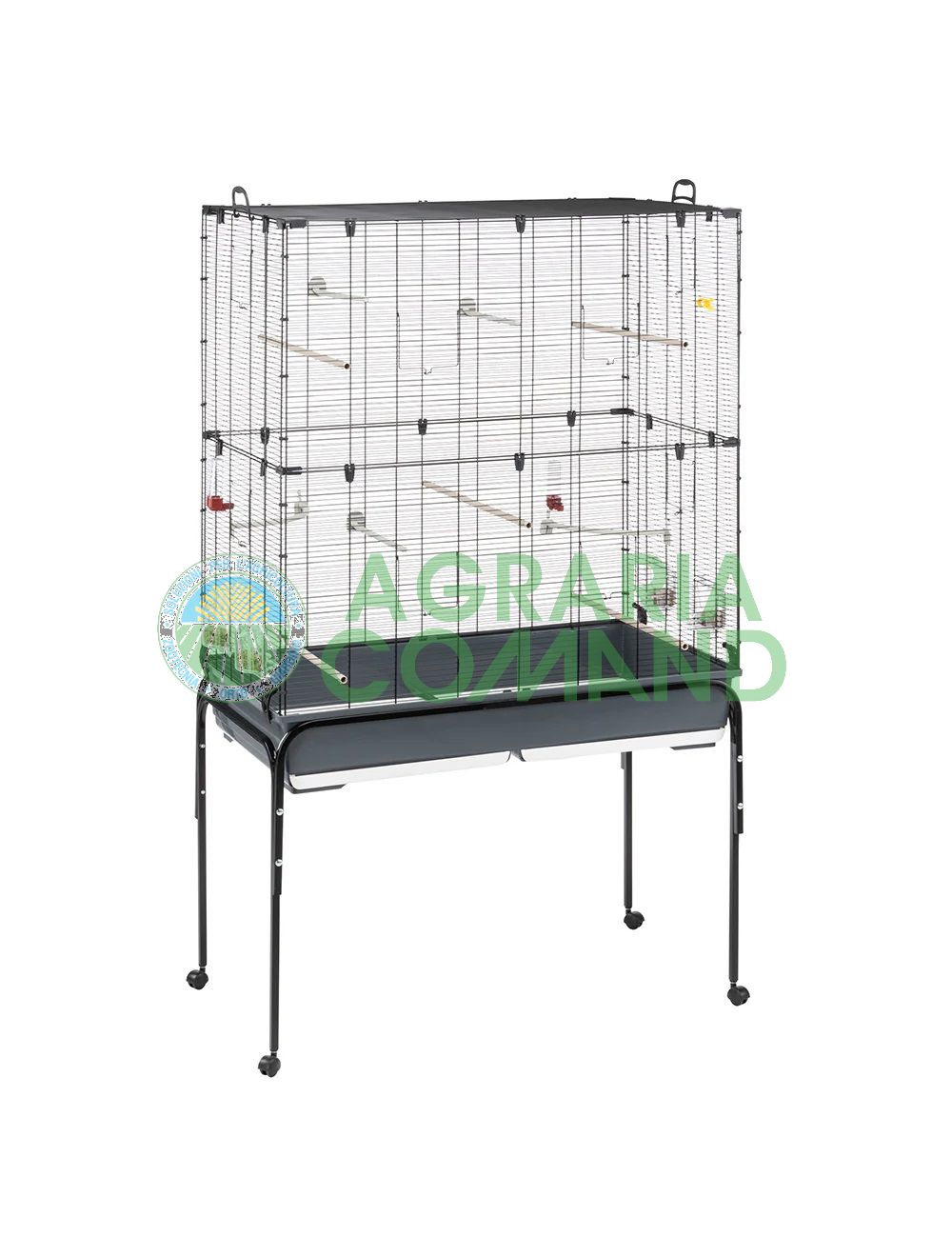 Gabbia Planeta con carrello Ferplast