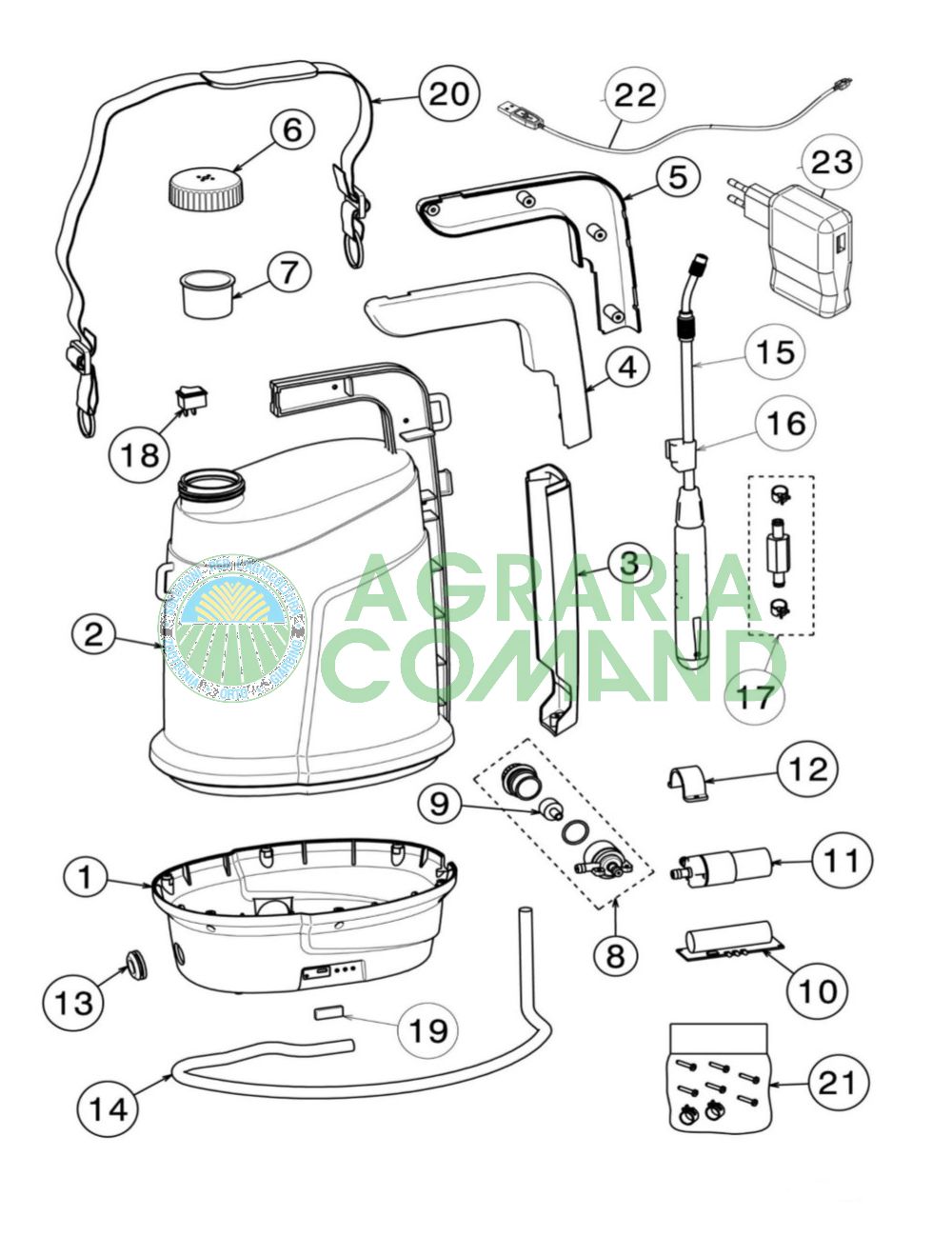 Scheda ricambi pompa Smart volpi