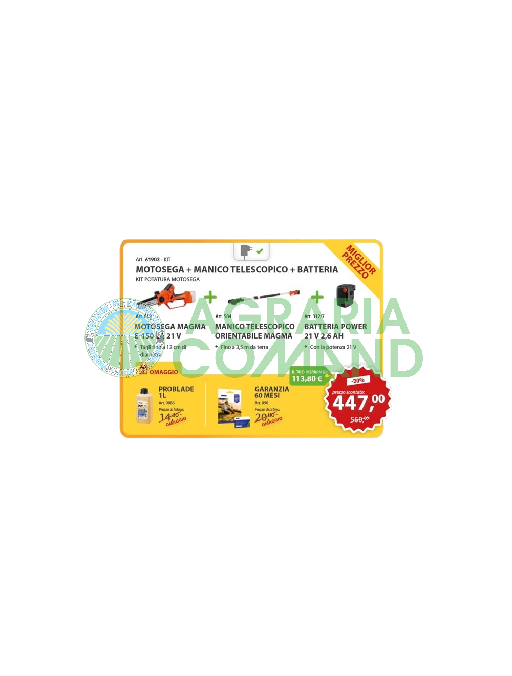 Kit motosega 61903 Kit motosega 61903