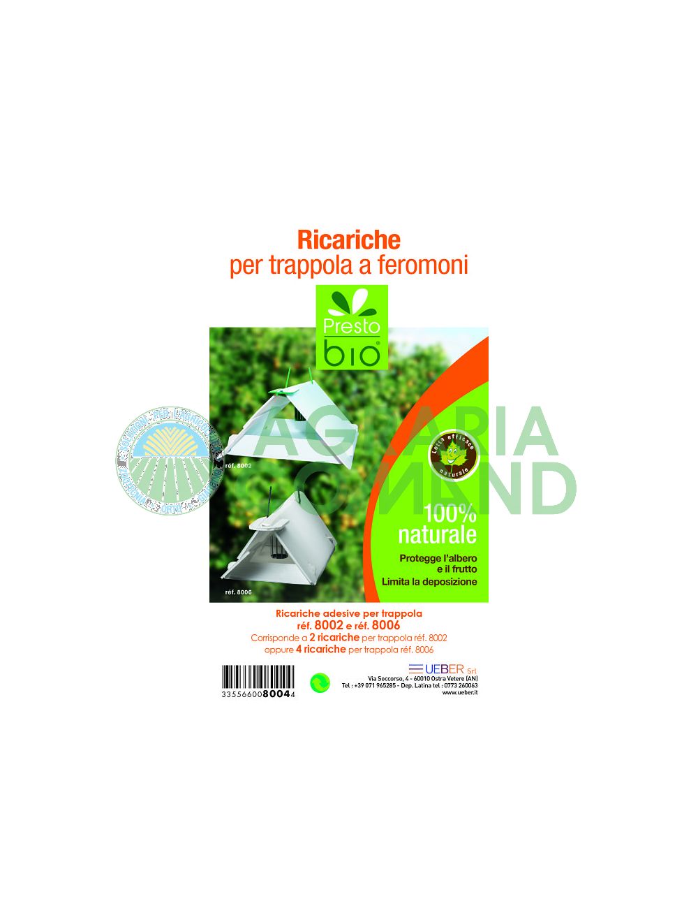 Ricariche trappole feromoni