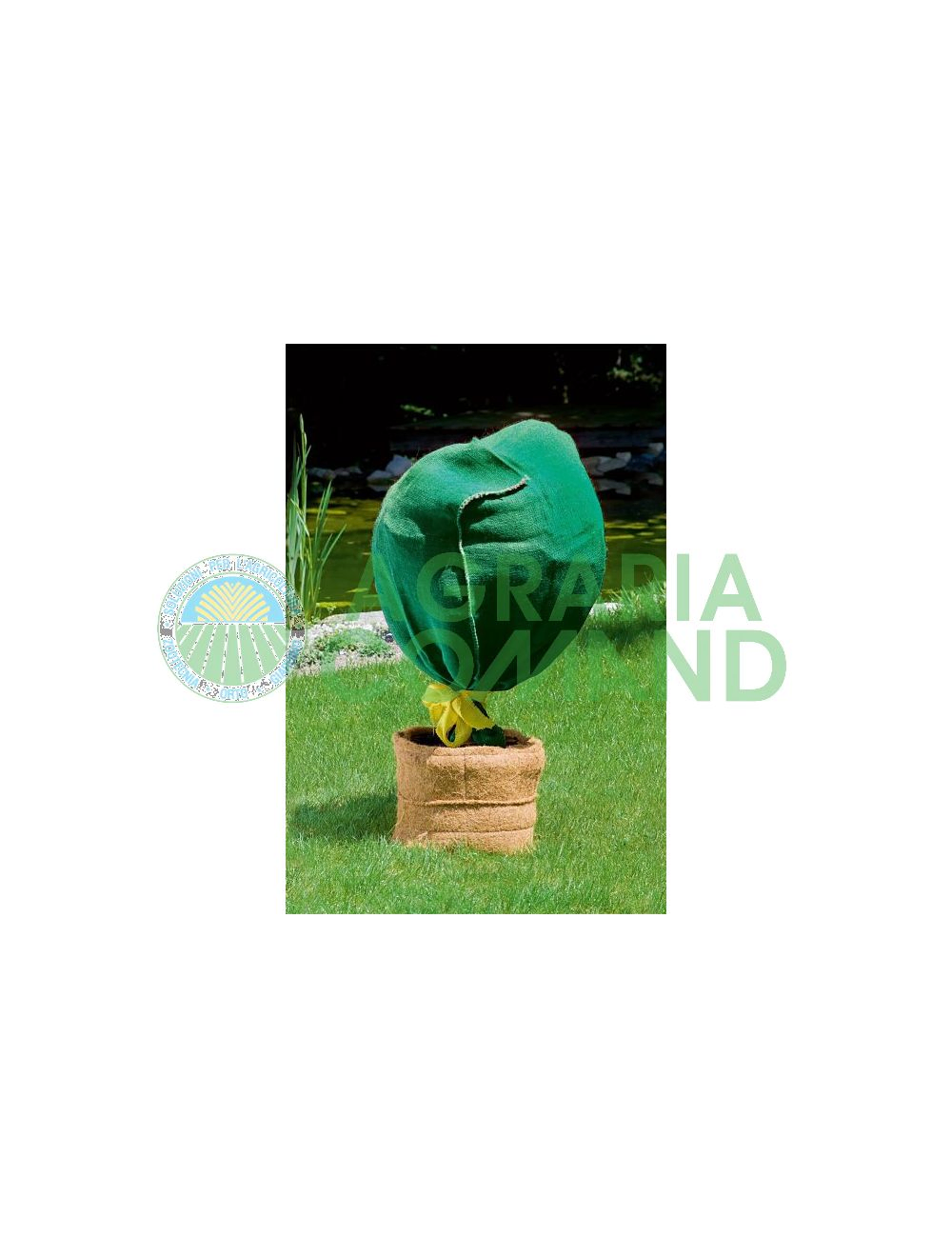 Mgc24 Sacco Di Iuta Naturale Per Protezione Invernale Piante - 110 X 60 Cm, 100% Fibra Biodegradabile - Antigelo Per Alberi E Vasi Da Balcone E Giardino