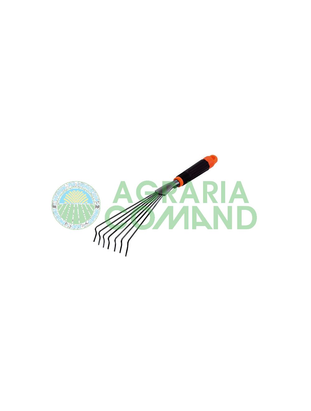 Scopetta metallo 7 denti tondi