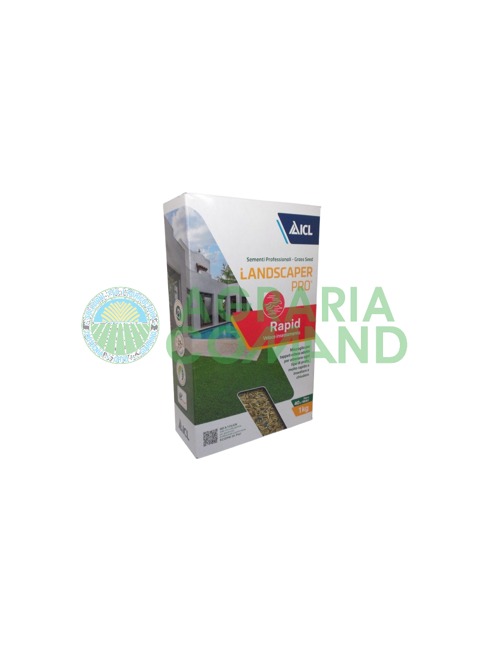 Seme per prato ICL Landscaper Pro Rapid a rapido insediamento Seme per prato ICL Landscaper Pro Rapid a rapido insediamento