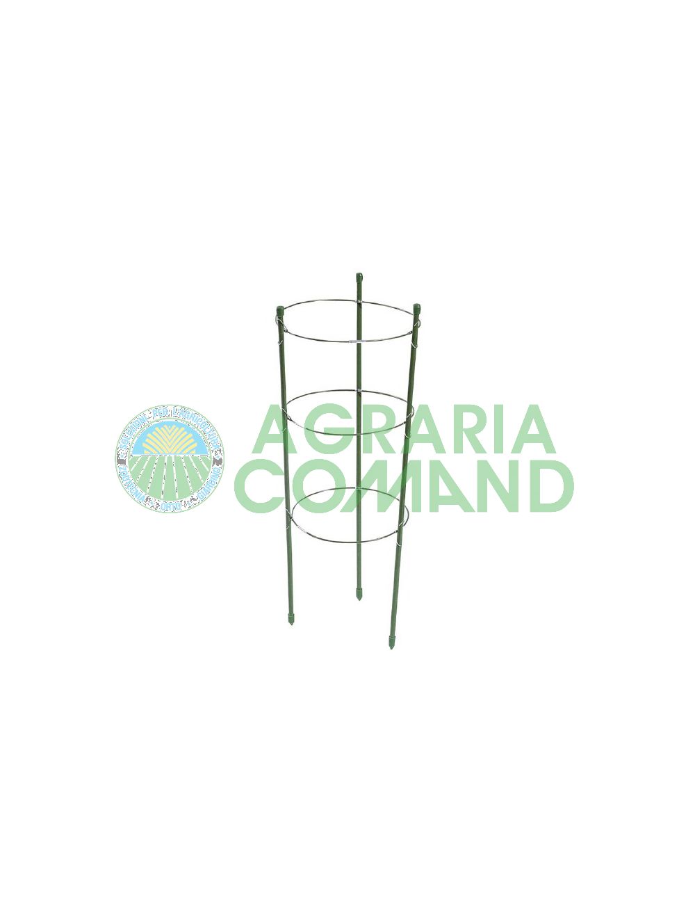 tutore con cerchi per piante