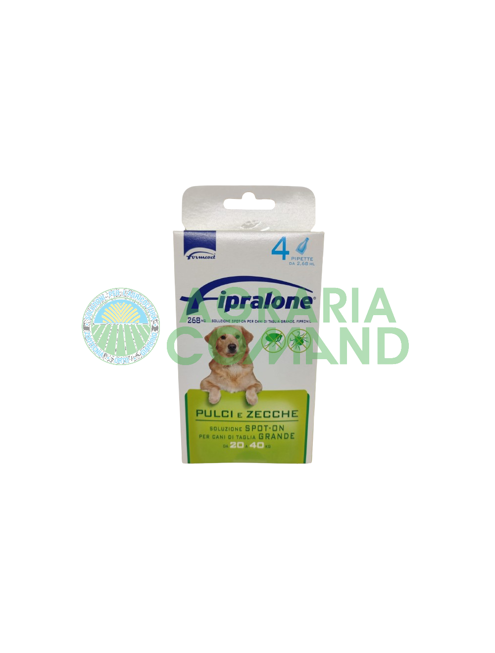 Fipralone 4 pipette cane taglia grande