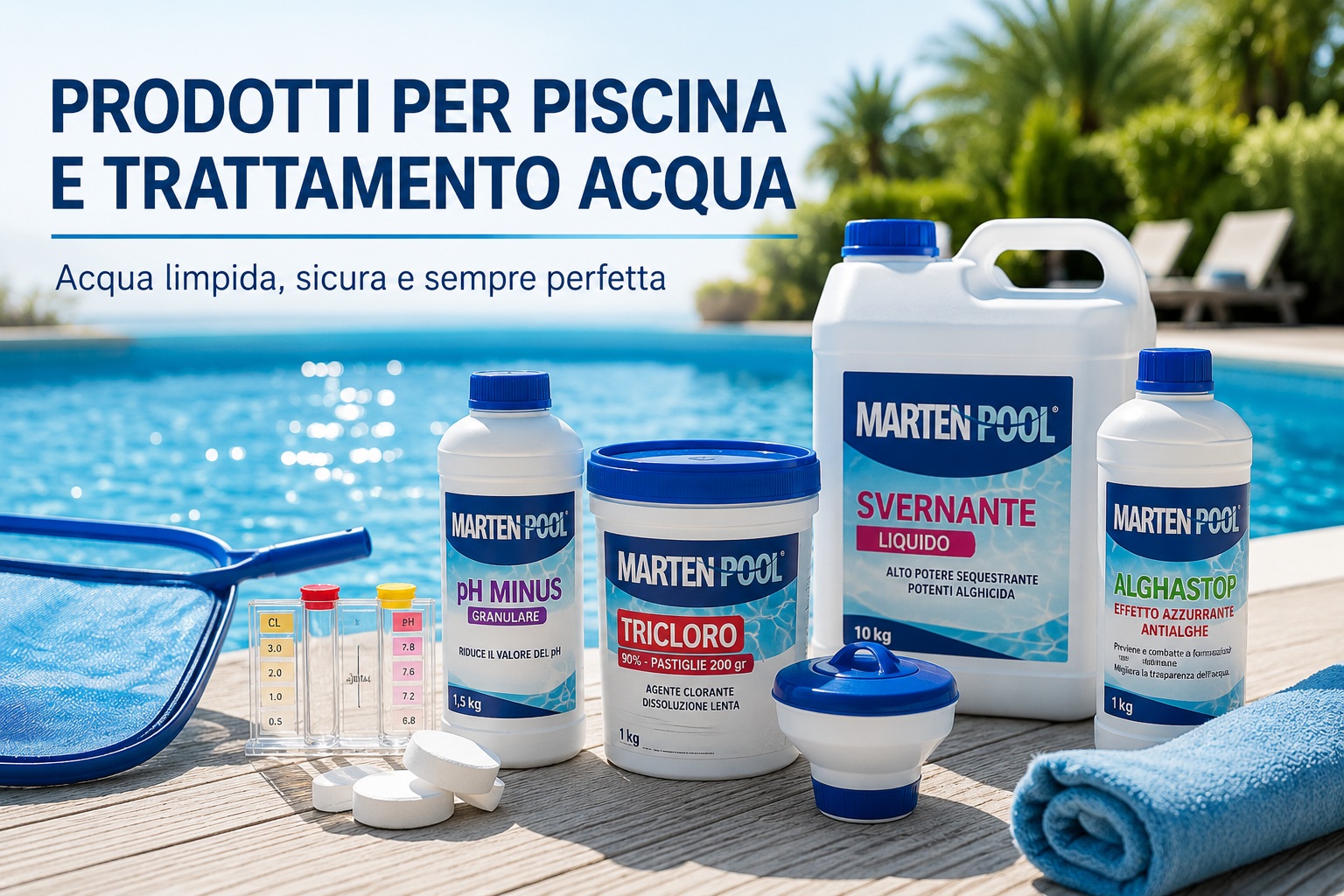 prodotti per piscina